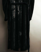 -SPECIAL- "Y’s" 2025's Discharge printed velvet long coat