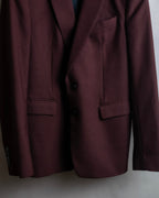 "DRIES VAN NOTTEN" Beautiful burgundy color tailored jacket