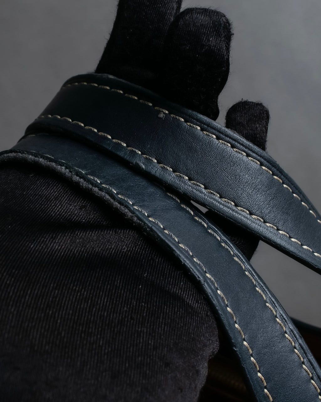 "LOEWE" Gate top handle 2way leather bag