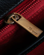 "Salvatore Ferragamo" Key-shaped Gancini motif design leather bag