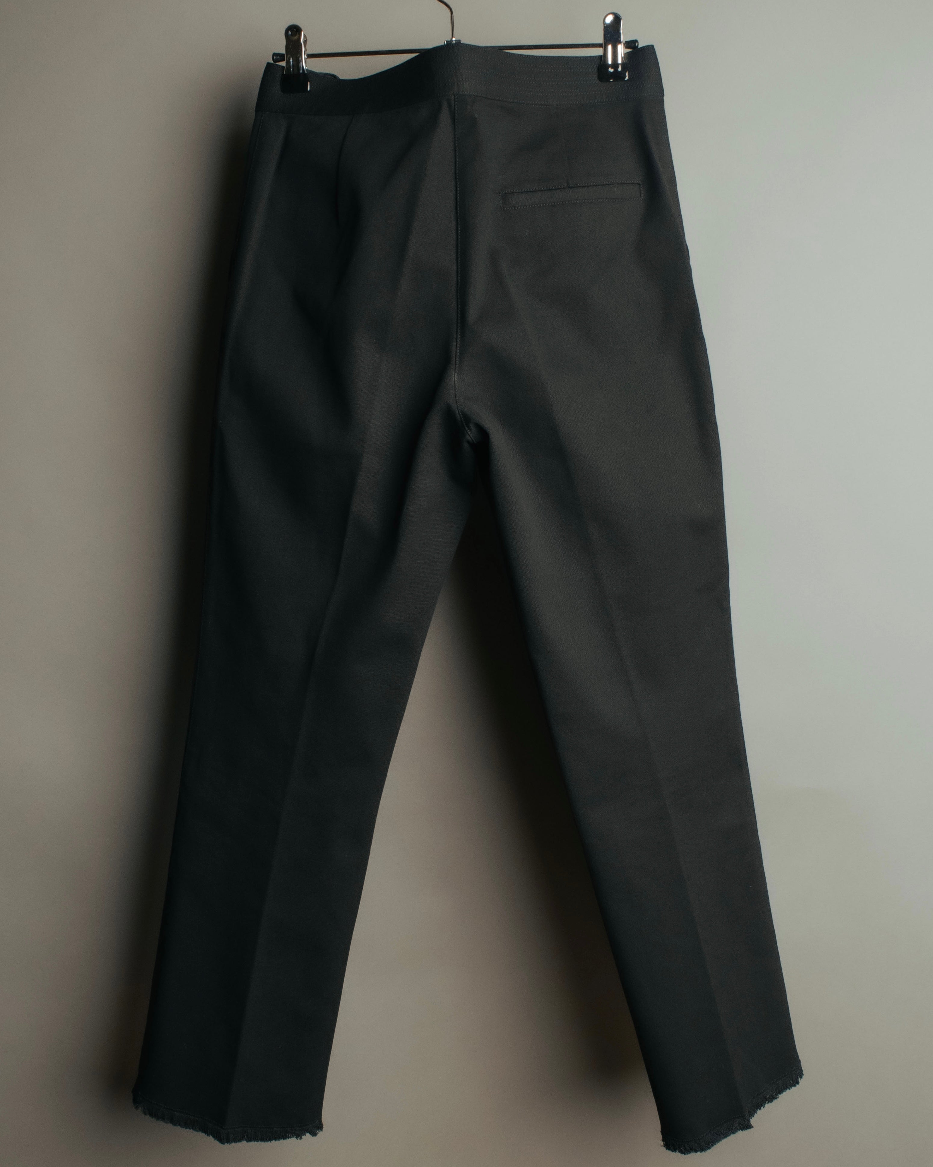“CHANEL” 2004 Spring grosgrain straight trousers