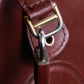 "Cartier" 2C logo engraved bordeaux color boston bag