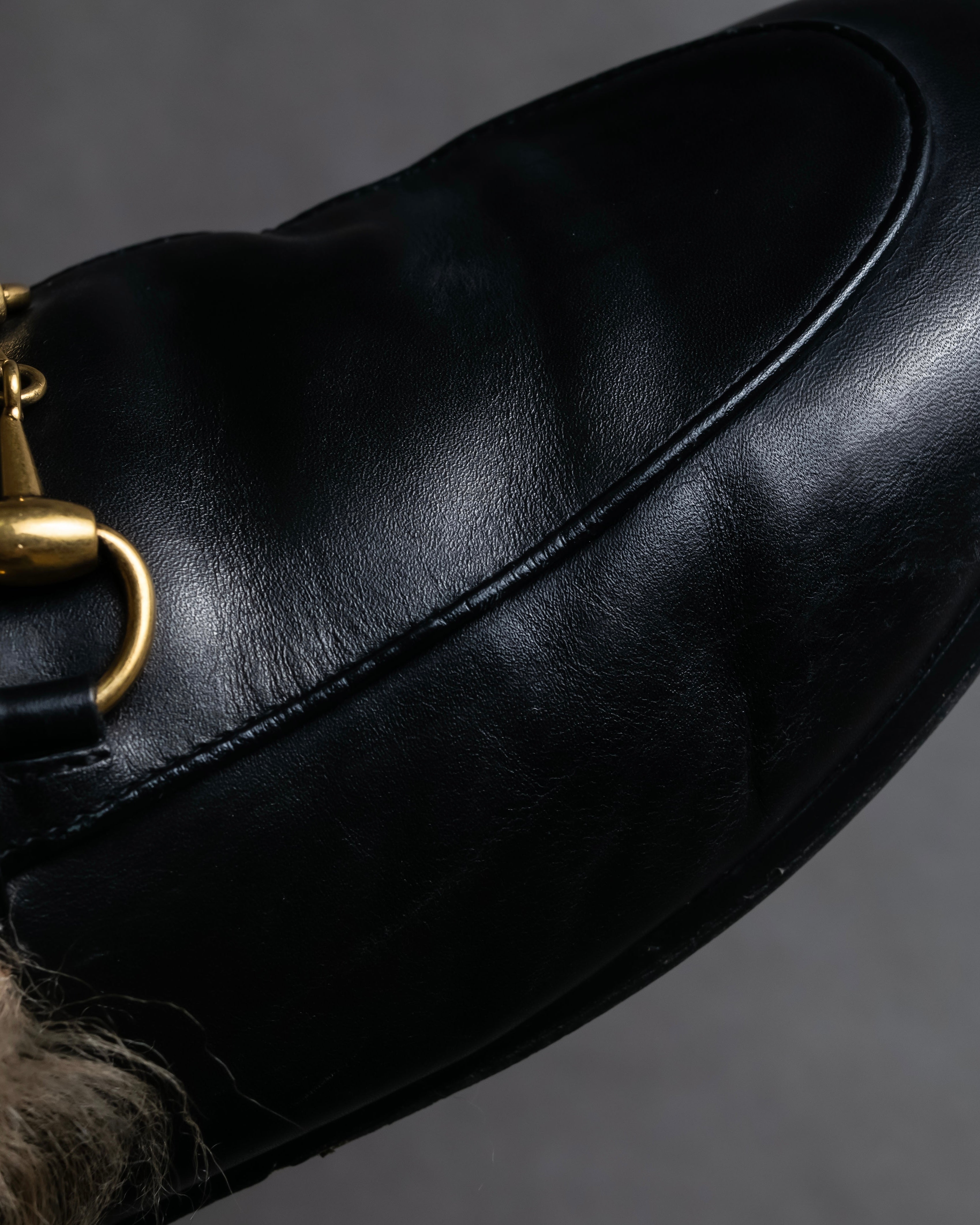 "GUCCI" Horsebit slipper style Princetown loafers