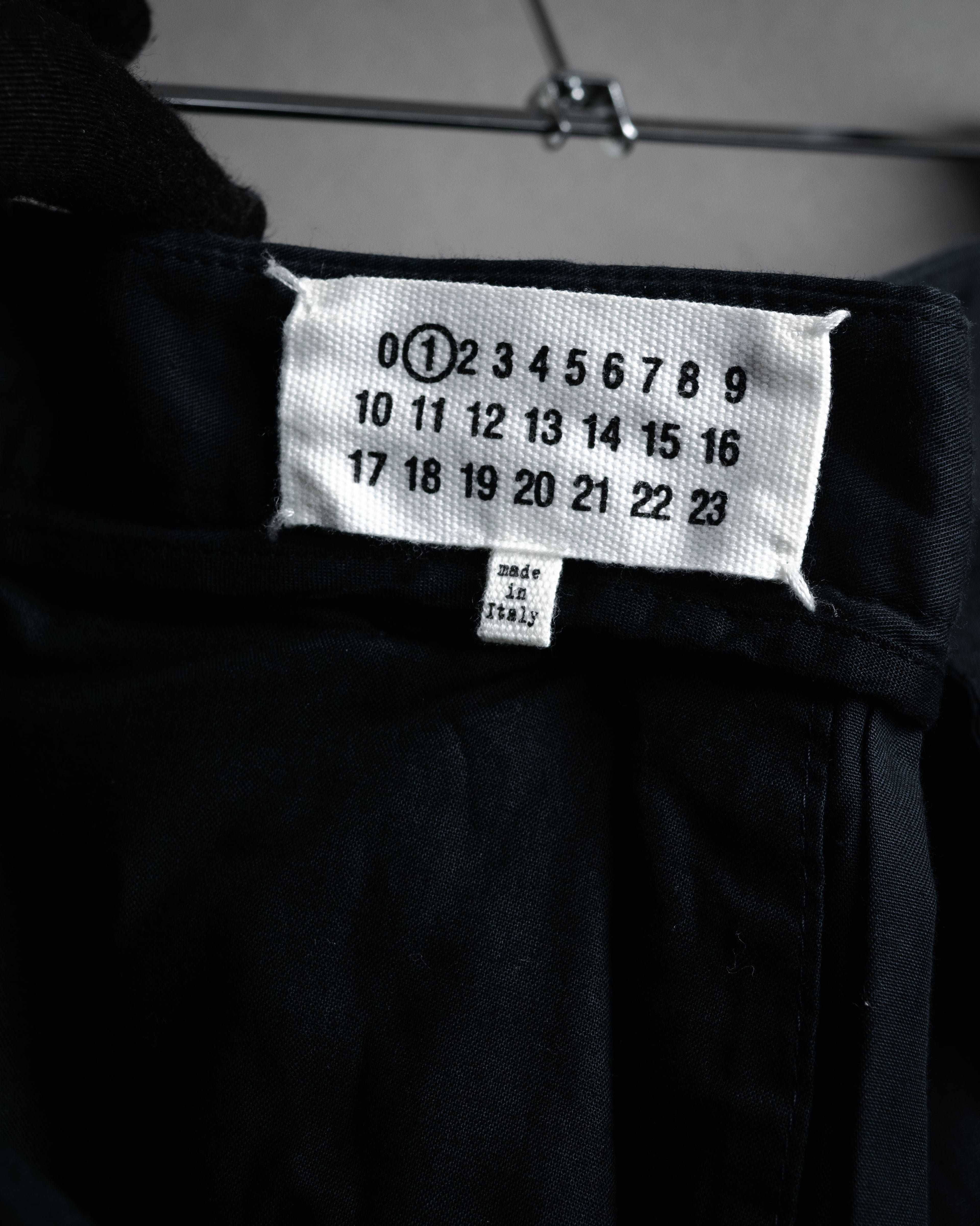 “Maison Margiela” 2019SS Cotton draped culotte shorts