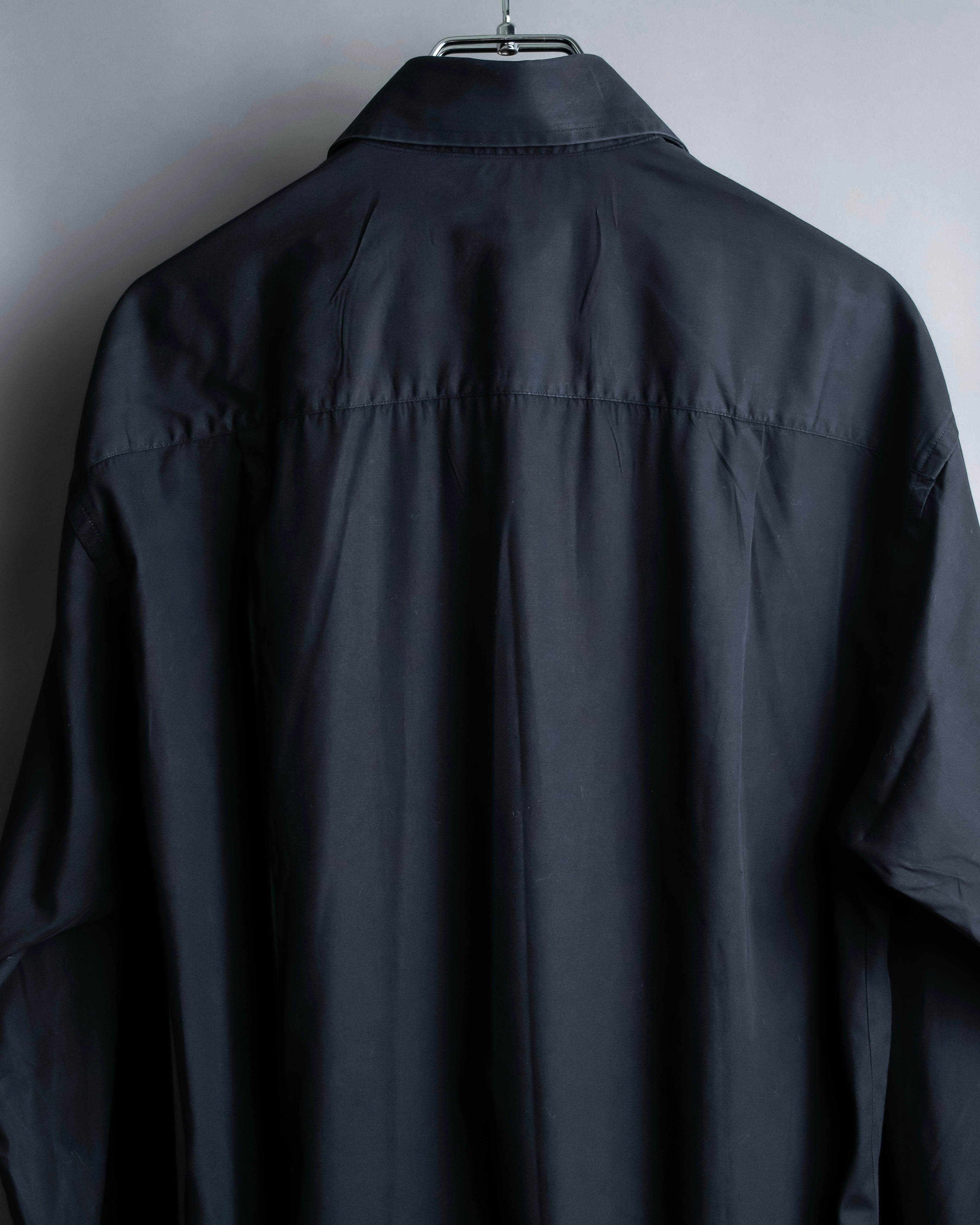 "GUCCI" Horizontal collar oversized shirt