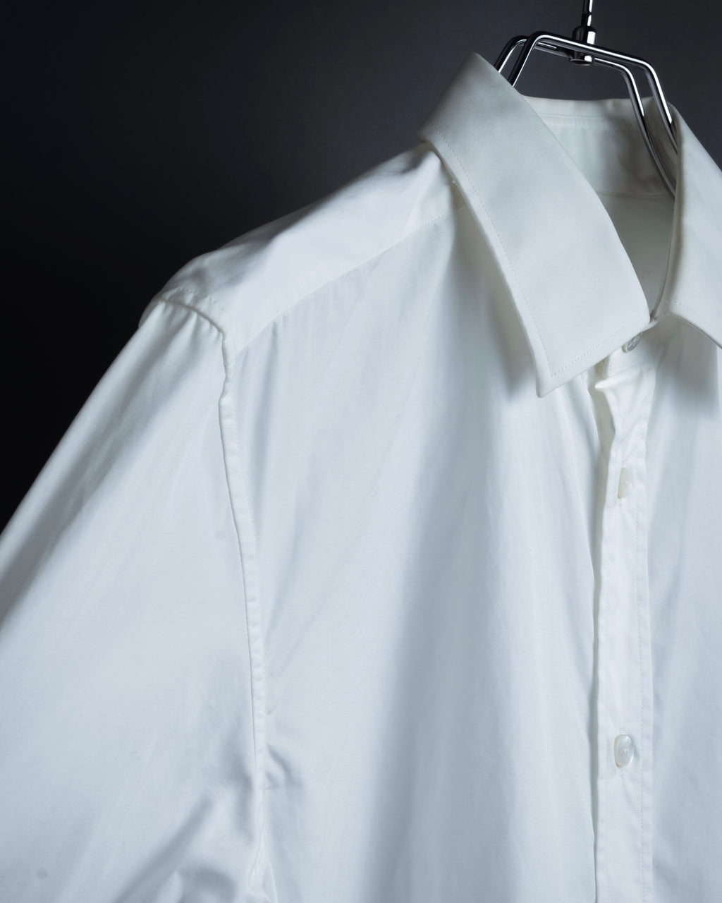 "MAISON MARGIELA" 20AW Long cuff design cotton white shirt
