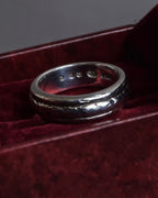 "GEORG JENSEN" Hammered silver signature ring