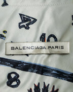 “BALENCIAGA” Number pattern designed shorts