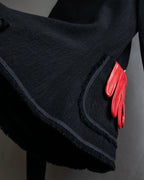 "MOSCHINO" Object sewn design tweed jacket