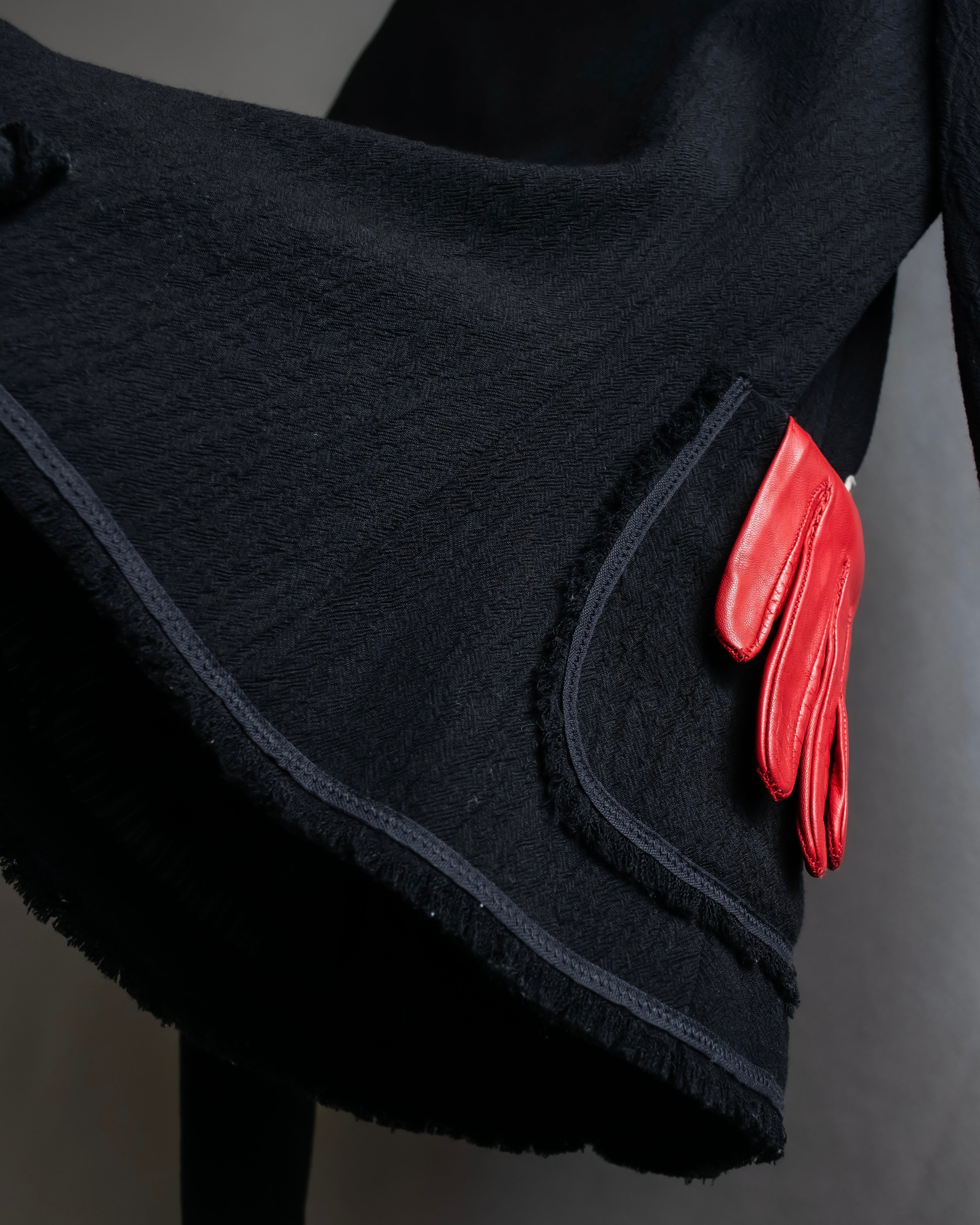 "MOSCHINO" Object sewn design tweed jacket