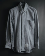 "THOM BROWNE" Micro patterned button-down shirt