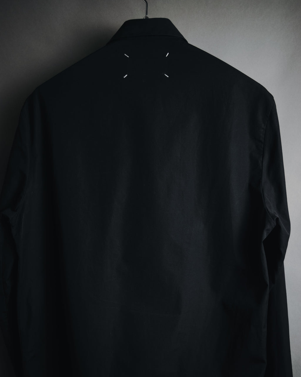 "Maison Margiela" 2017SS minimal fly-front shirt