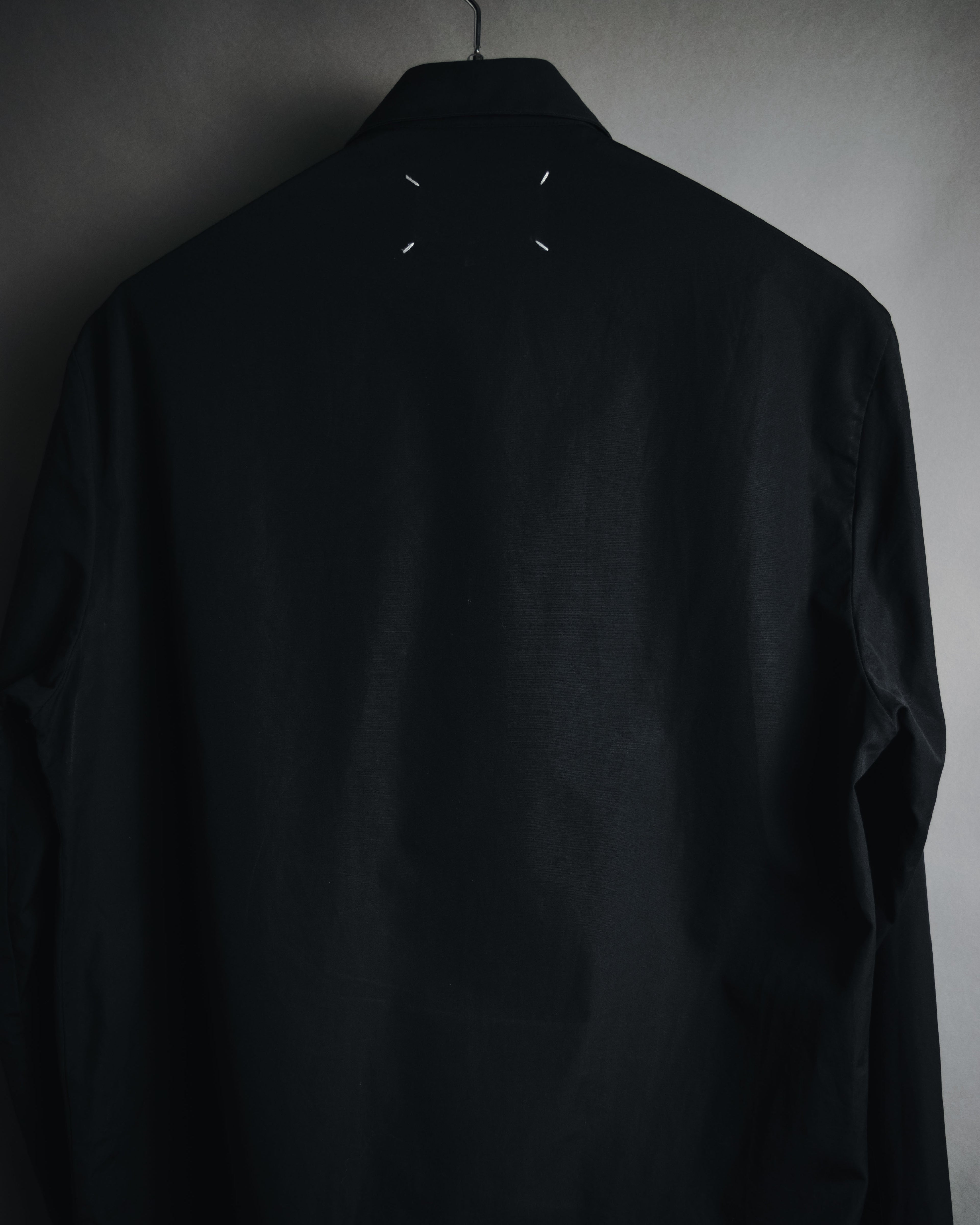 "Maison Margiela" 2017SS minimal fly-front shirt