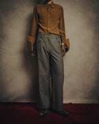 -SPECIAL- “CHANEL” 05AWmicro houndstooth tweed wide trousers