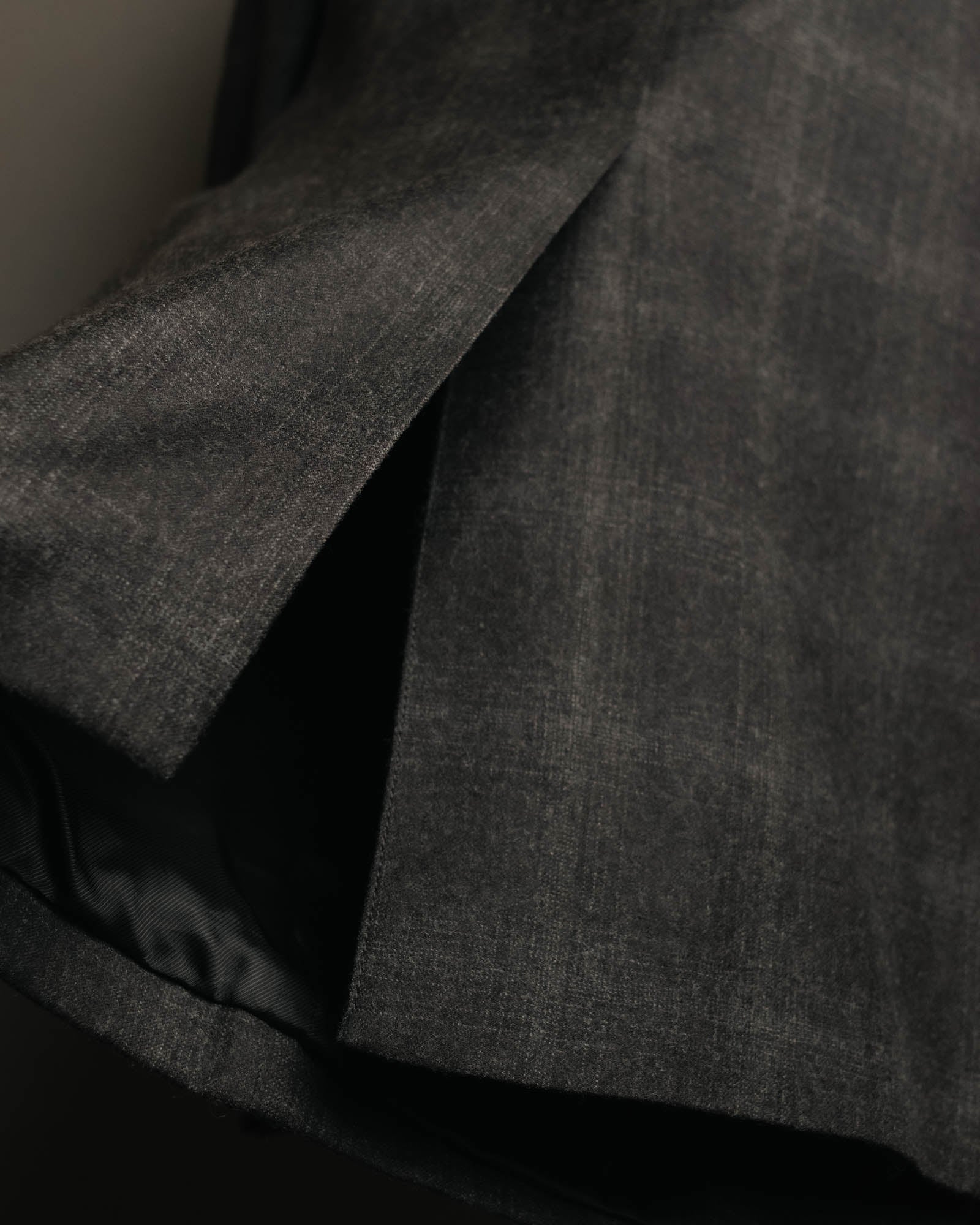 “PRADA” 90’s-00’s Wool cashmere checked tailored jacket