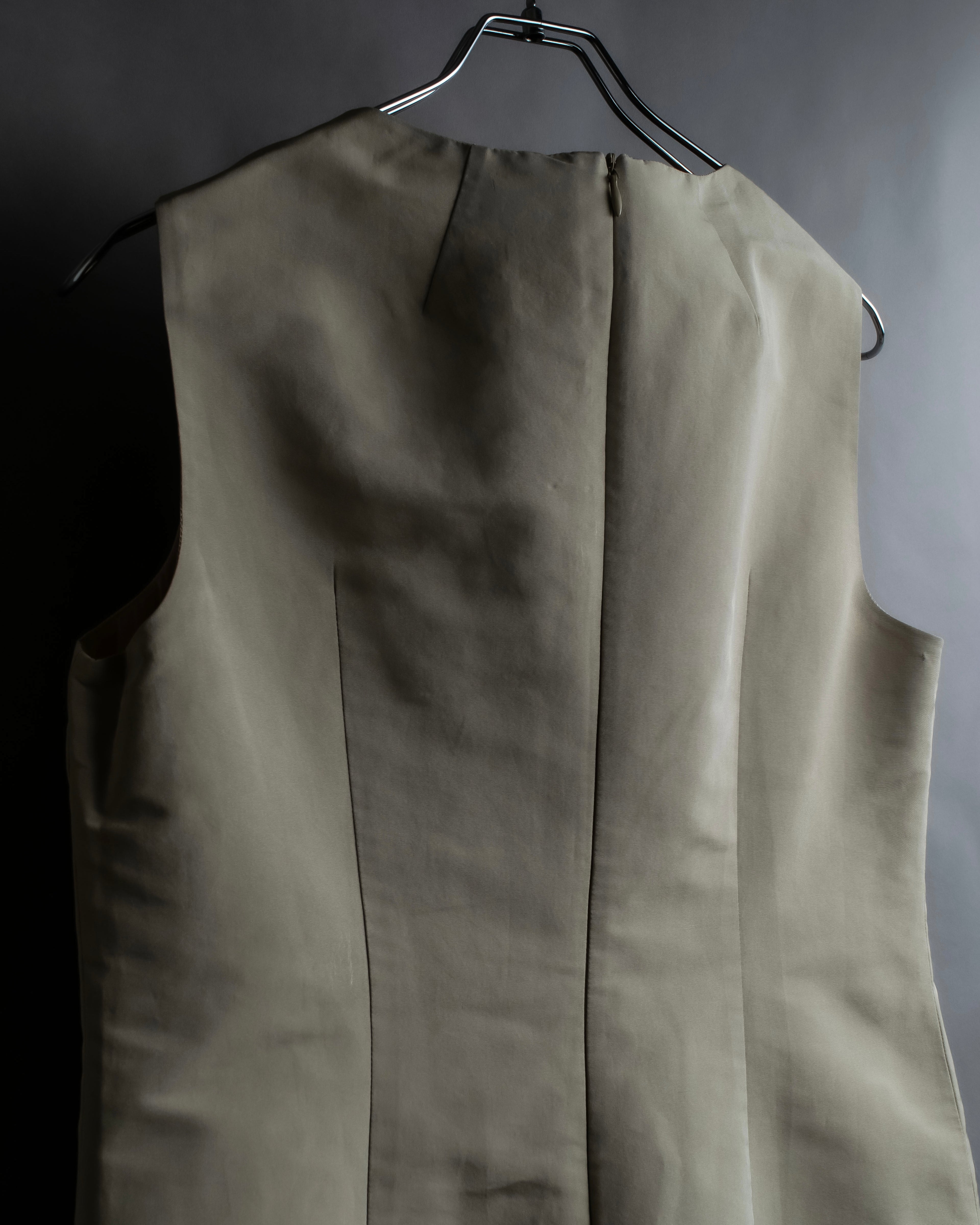 "RED VALENTINO" Baroque print sleeveless dress