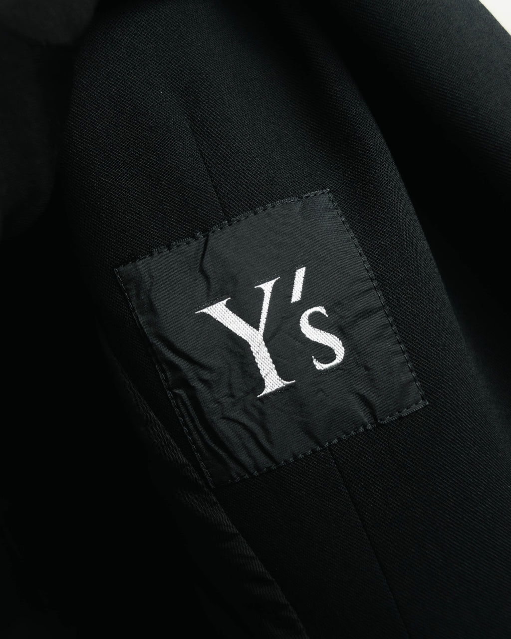 "Y's" 90's-00's Wool rayon single-breasted tailored jacket