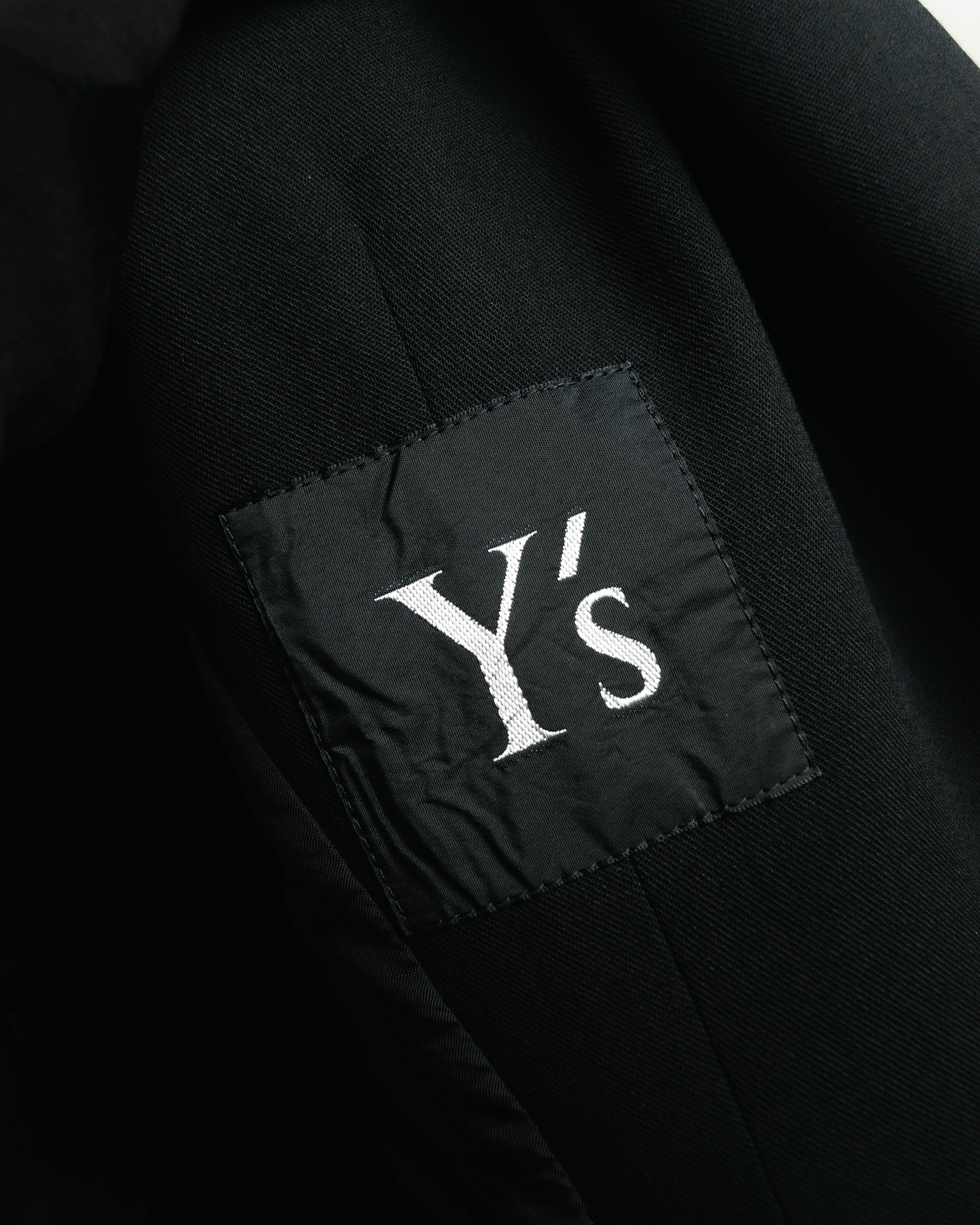 "Y's" 90's-00's Wool rayon single-breasted tailored jacket