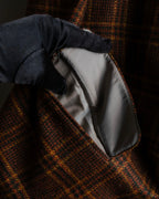 "Burberrys" Warm-colored checked twill tailored jacket