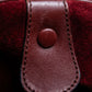 "Cartier" Beautiful red color velour boston bag