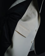 –SPECIAL– "BURBERRY" 20’s trompe l’oeil layered tailored jacket