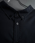 “BALENCIAGA” Button-down collar relaxed shirt