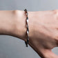 "GEORG JENSEN" Twisted detail silver bracelet
