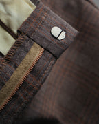 -MOOD MILLÉSIMES- “FARAH” 70’s-80’s plaid slacks with coin pocket