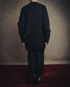 –SPECIAL– “Maison Margiela”
2018 season Deep v-neck elbow patch waffle knit