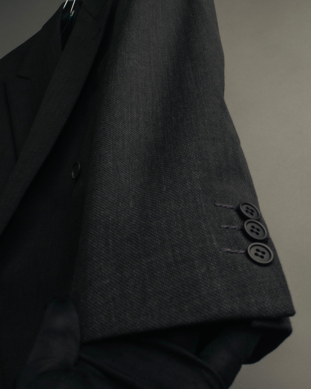 "Giorgio Armani Le Collezioni" 80's-90's Soft tailored double breasted wool blazer