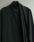-SPECIAL- "SAINT LAURENT PARIS" 10's Fluid silk scarf-neck blouse