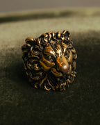 “GUCCI” 2010’s-20’s lion head sculptural ring