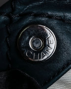 "CHANEL" Karl Lagerfeld design Matelasse chain Black shoulder bag