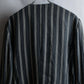 "Vintage multi stripe collarless jacket"