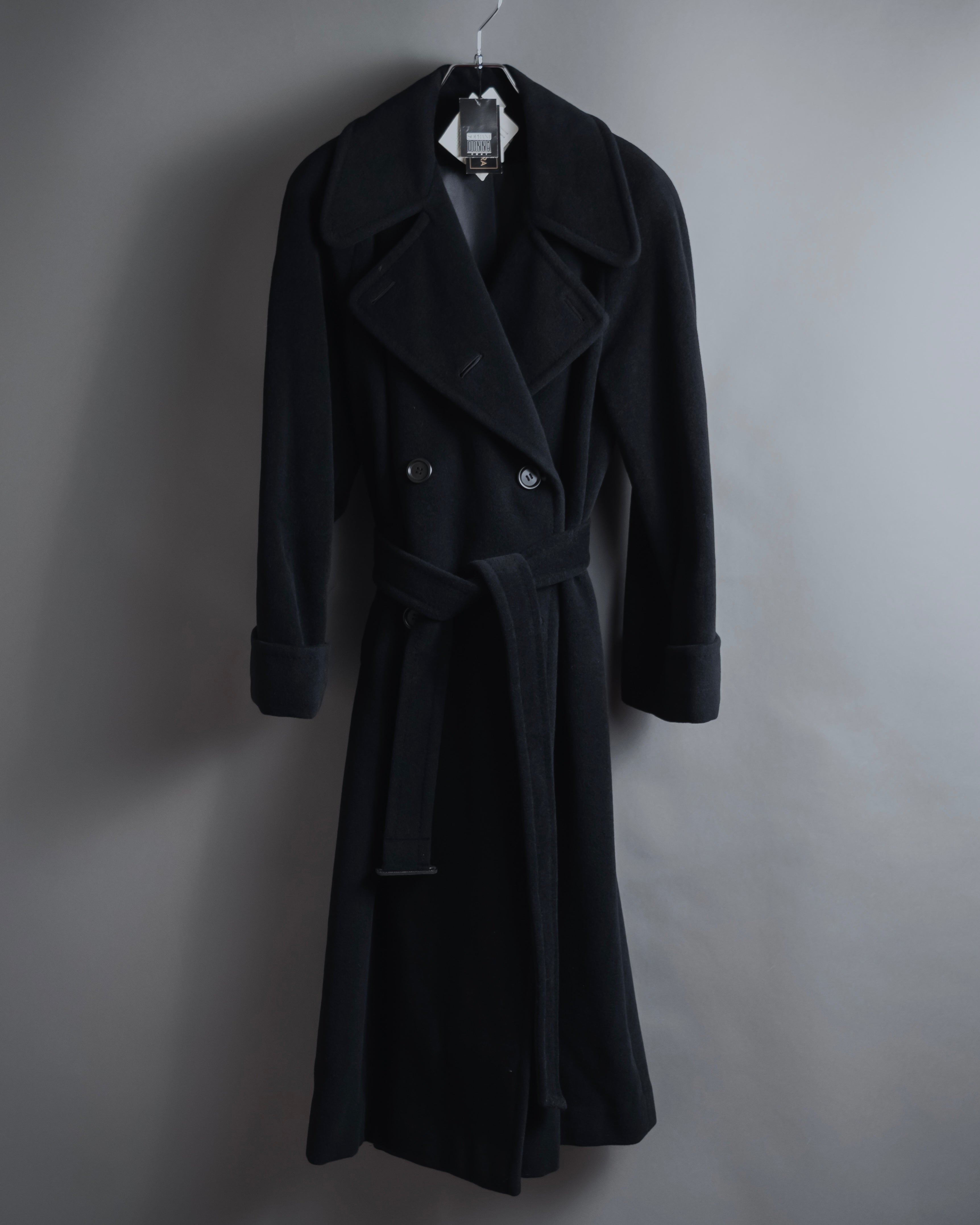 “SOPRANI DONNA” Tailored double-breasted long coat