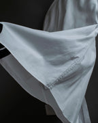 "GIVENCHY" Bosom panel design white shirt