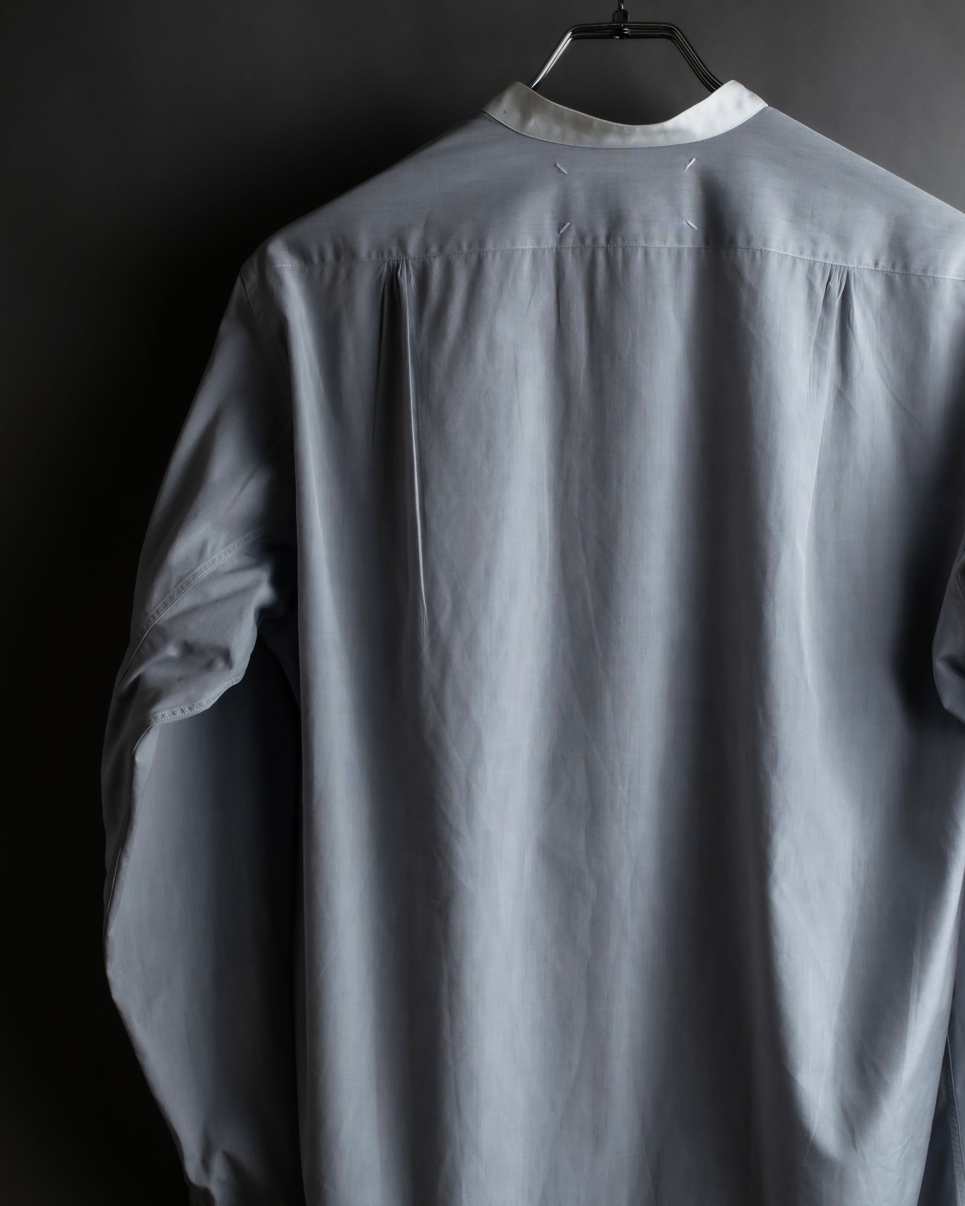 "MAISON MARGIELA" 21SS Long tail design band collar shirt