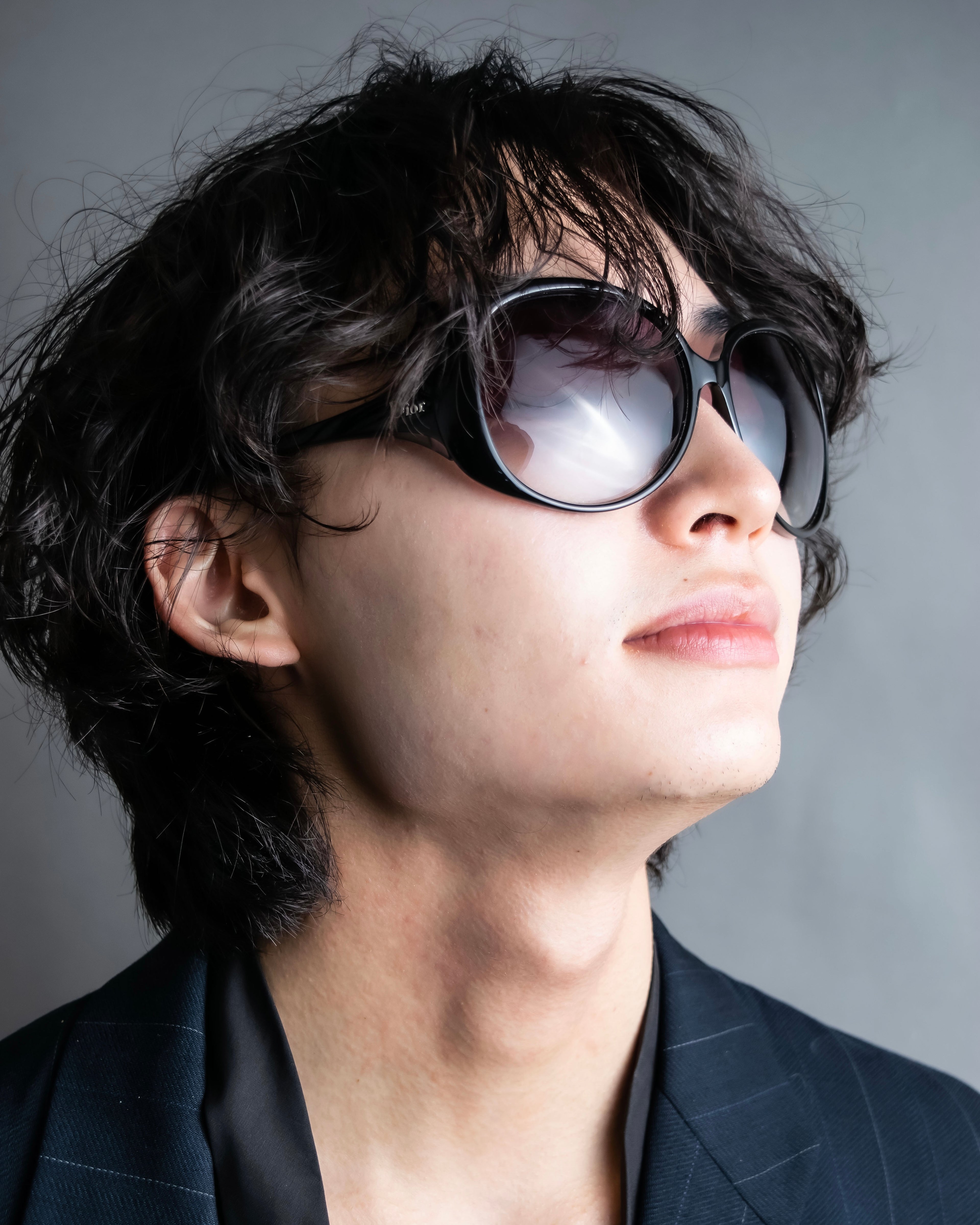 “Dior” Butterfly flame curved surface sunglasses