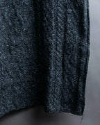 "MM6 MAISON MARGIELA" Cabled melange sleeveless knit