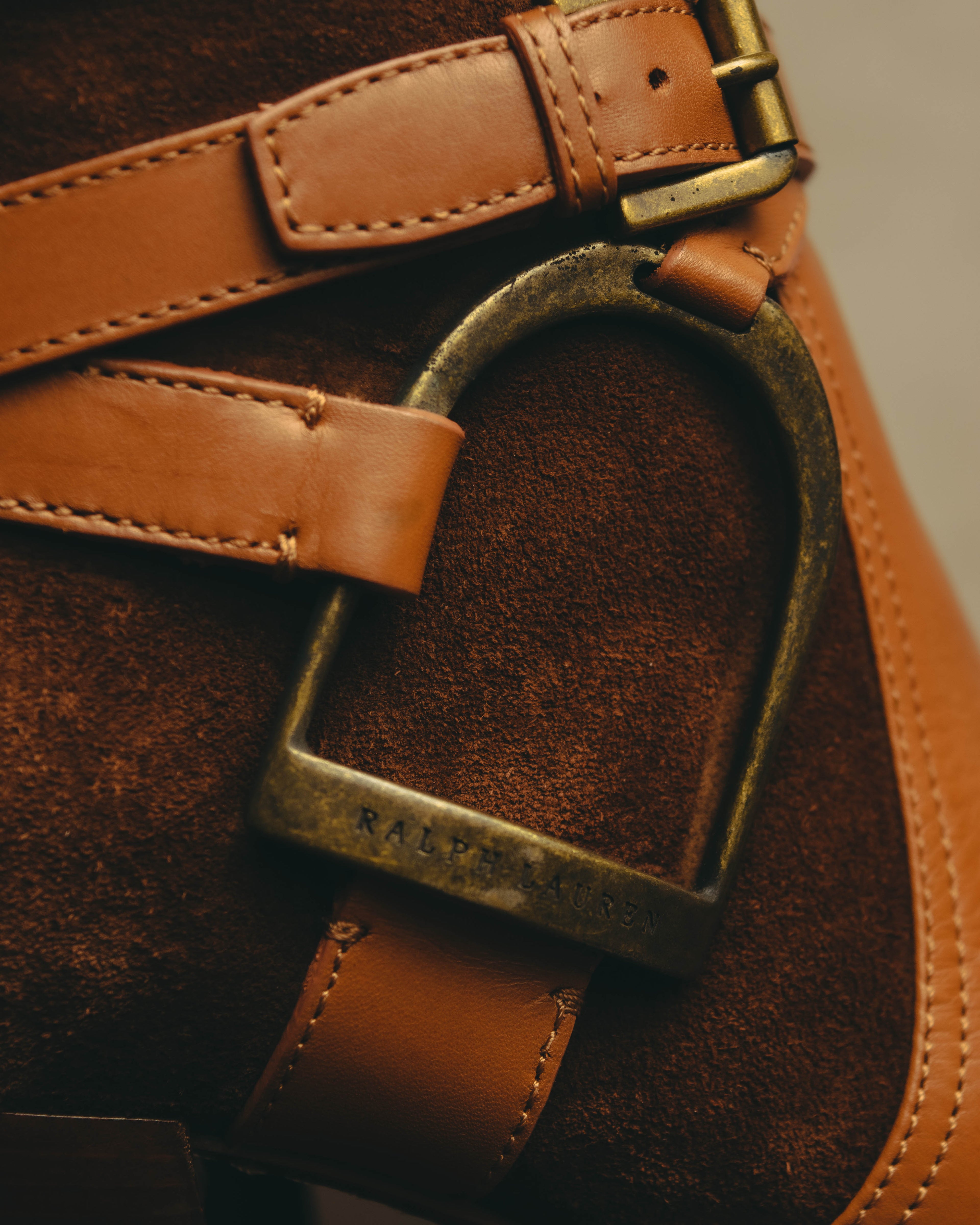 -SPECIAL- “Ralph Lauren” 2010’s-20’s Sareena washed vachetta long boots