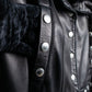 "Dolce & Gabbana" Silver stud design leather 2way coat