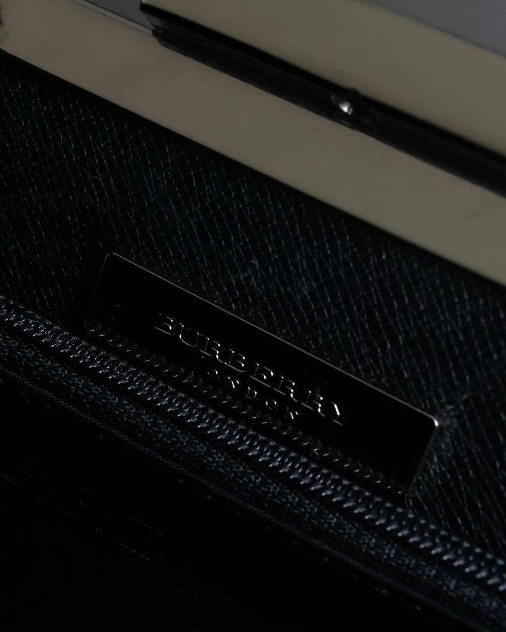 "BURBERRY" Nova check embossed leather hand bag