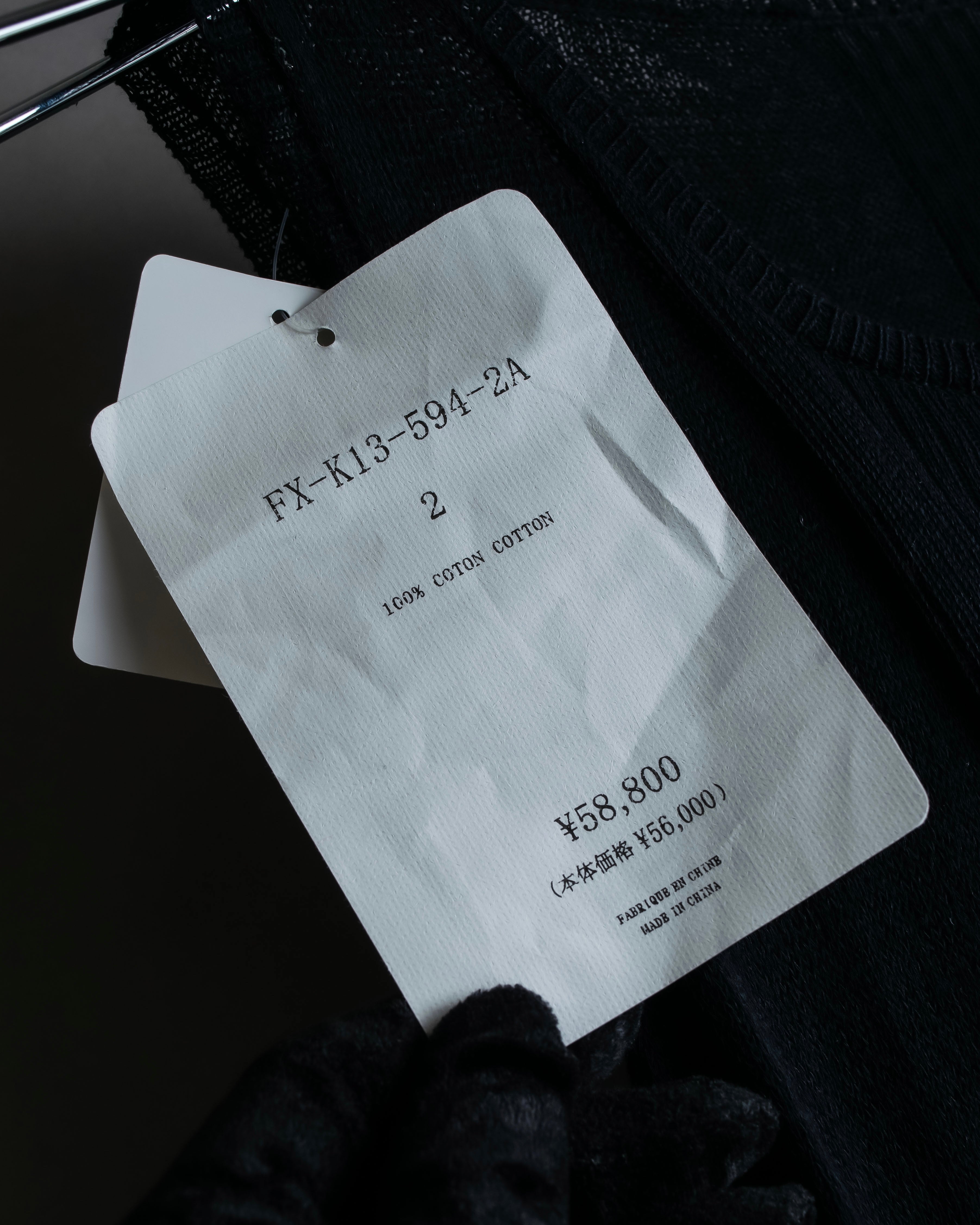 "YOHJI YAMAMOTO FEMME" 13SS Belted sleeveless long dress