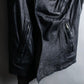 "Rick Owens" 100% lamb leather high neck sleeveless jacket