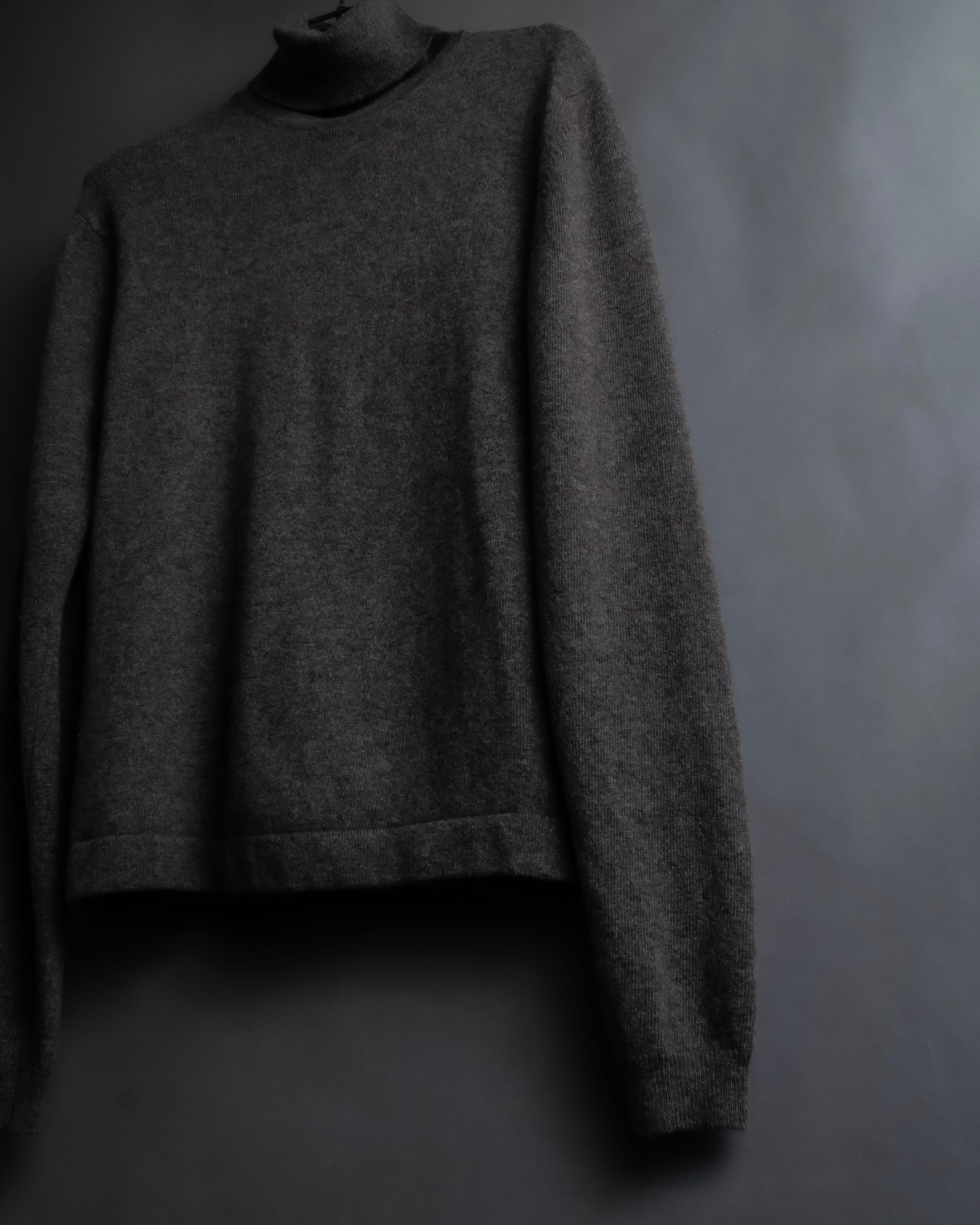 "HERMES" Margiela period cashmere high neck knit pullover