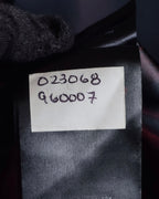 "GIORGIO ARMANI" Deep satin backed tailored wool vest