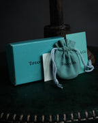 "Tiffany&Co" Elsa Peretti double teardrop motif pendant