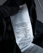 "GUCCI" Deep-tuck wool gently flared slacks