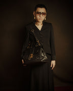 –SPECIAL– “DOLCE & GABBANA” 00’s-10’s Miss orient padlock leather satchel