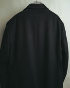 -SPECIAL- “VALENTINO” 2000’s Satin lapel single breasted wool coat